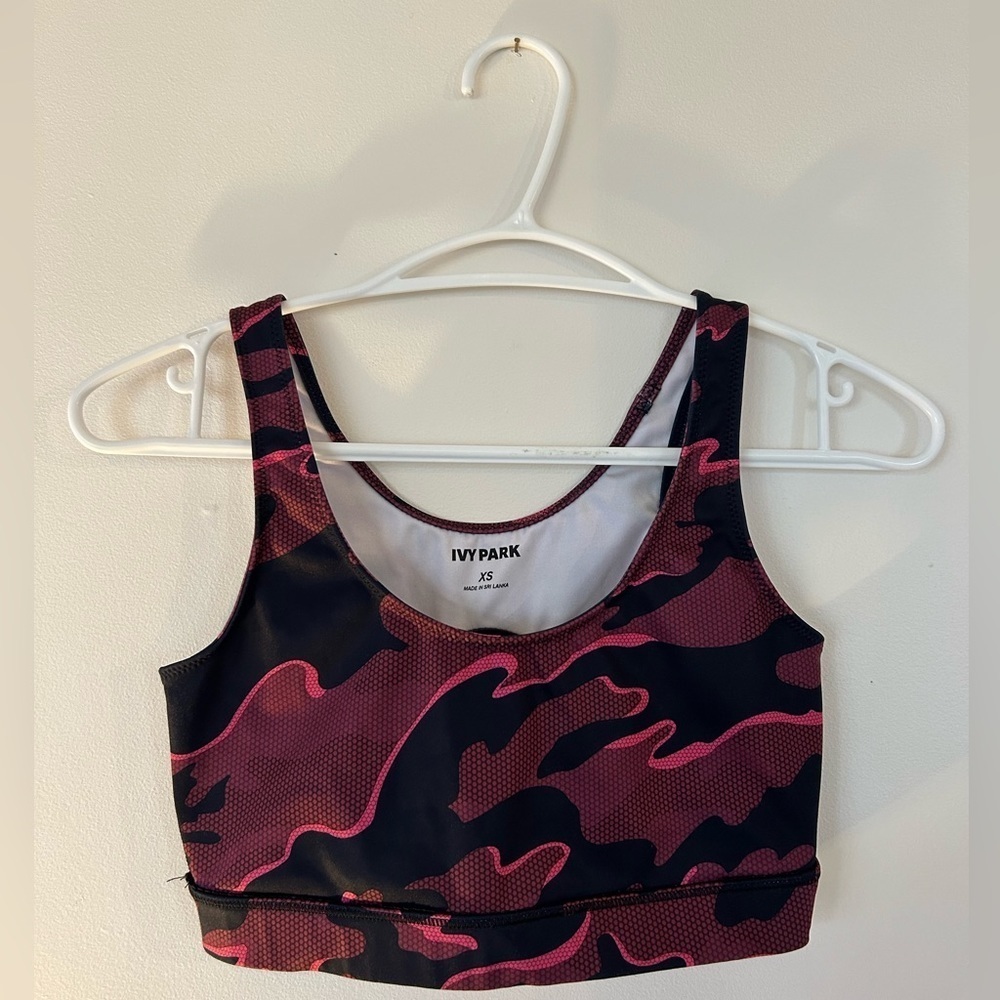 Pink Camo Ivy Park Sports Bra